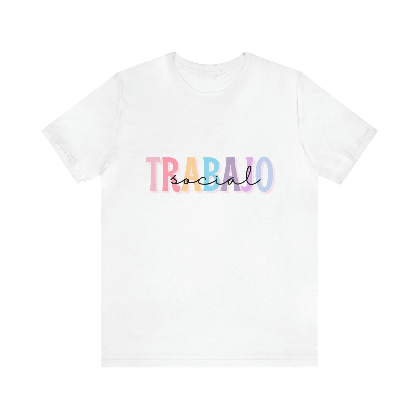Trabajo social colorfull shirt