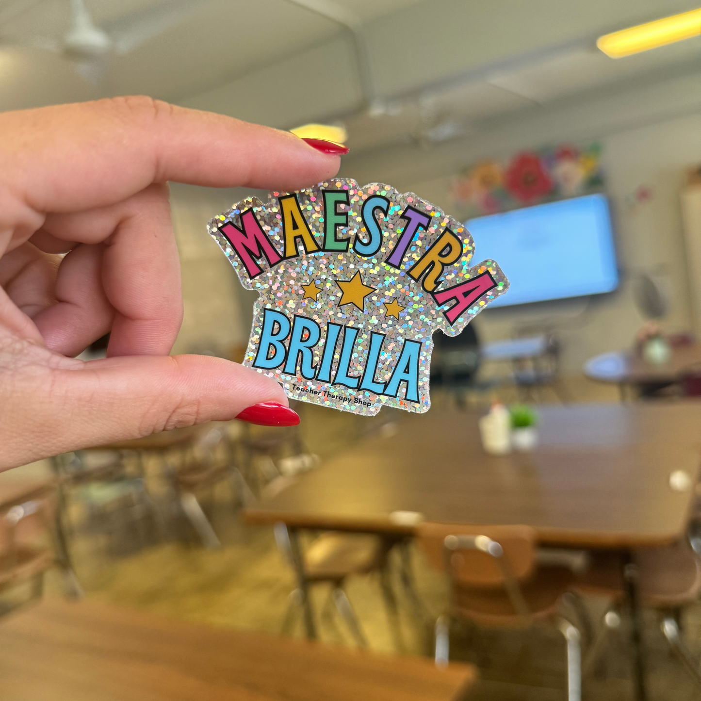 Maestra Brilla | waterproof sticker