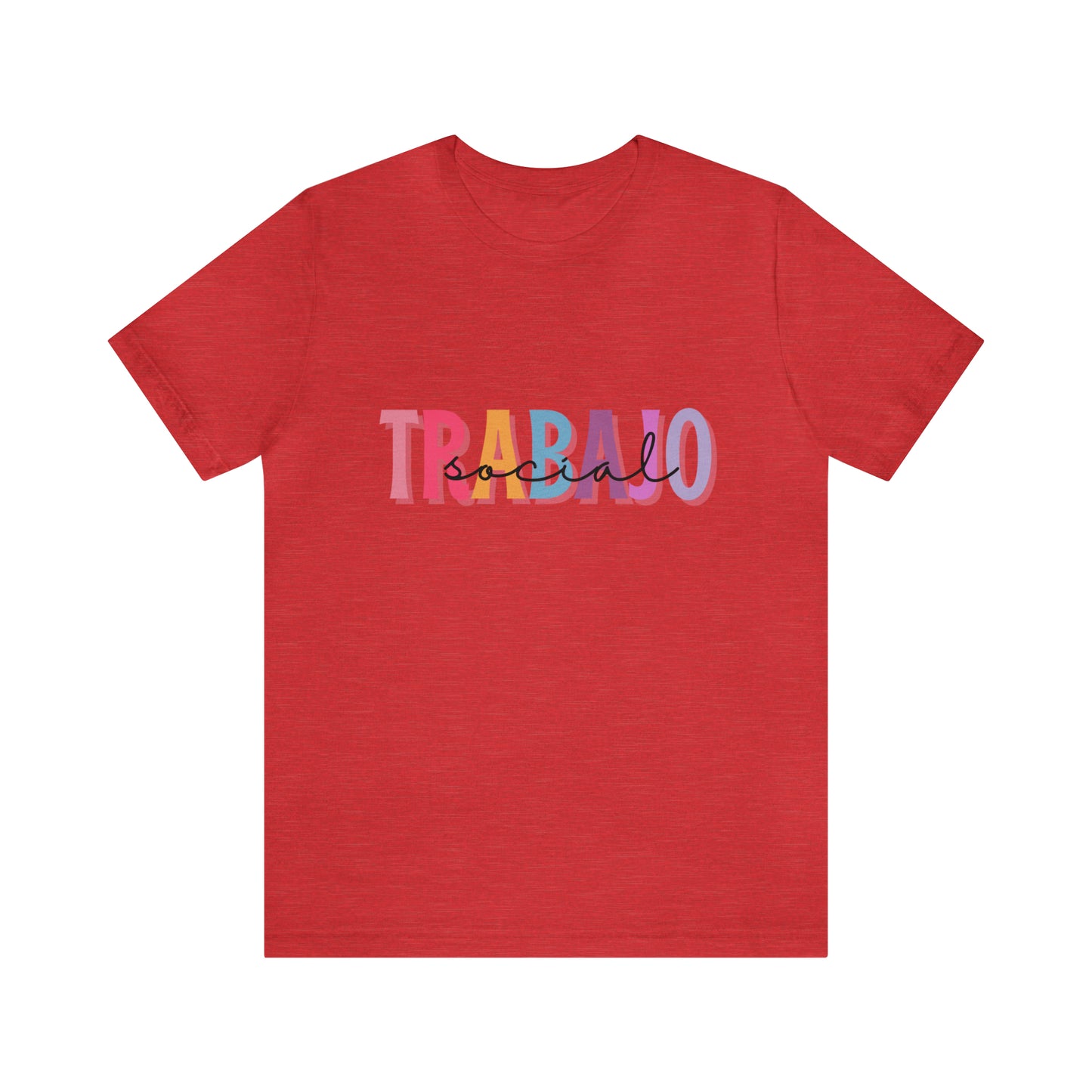 Trabajo social colorfull shirt