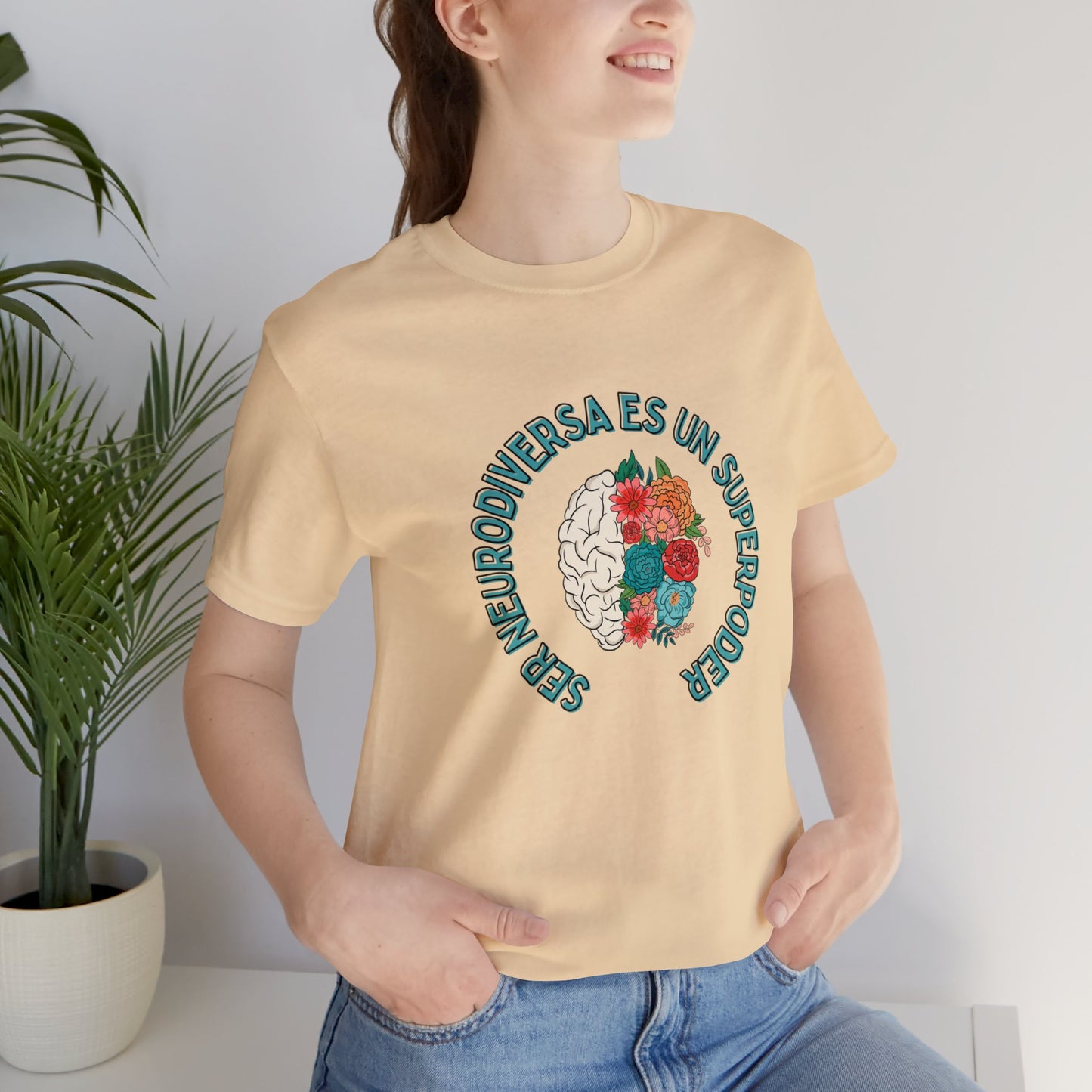 Ser neurodiversa es un superpoder women t shirt