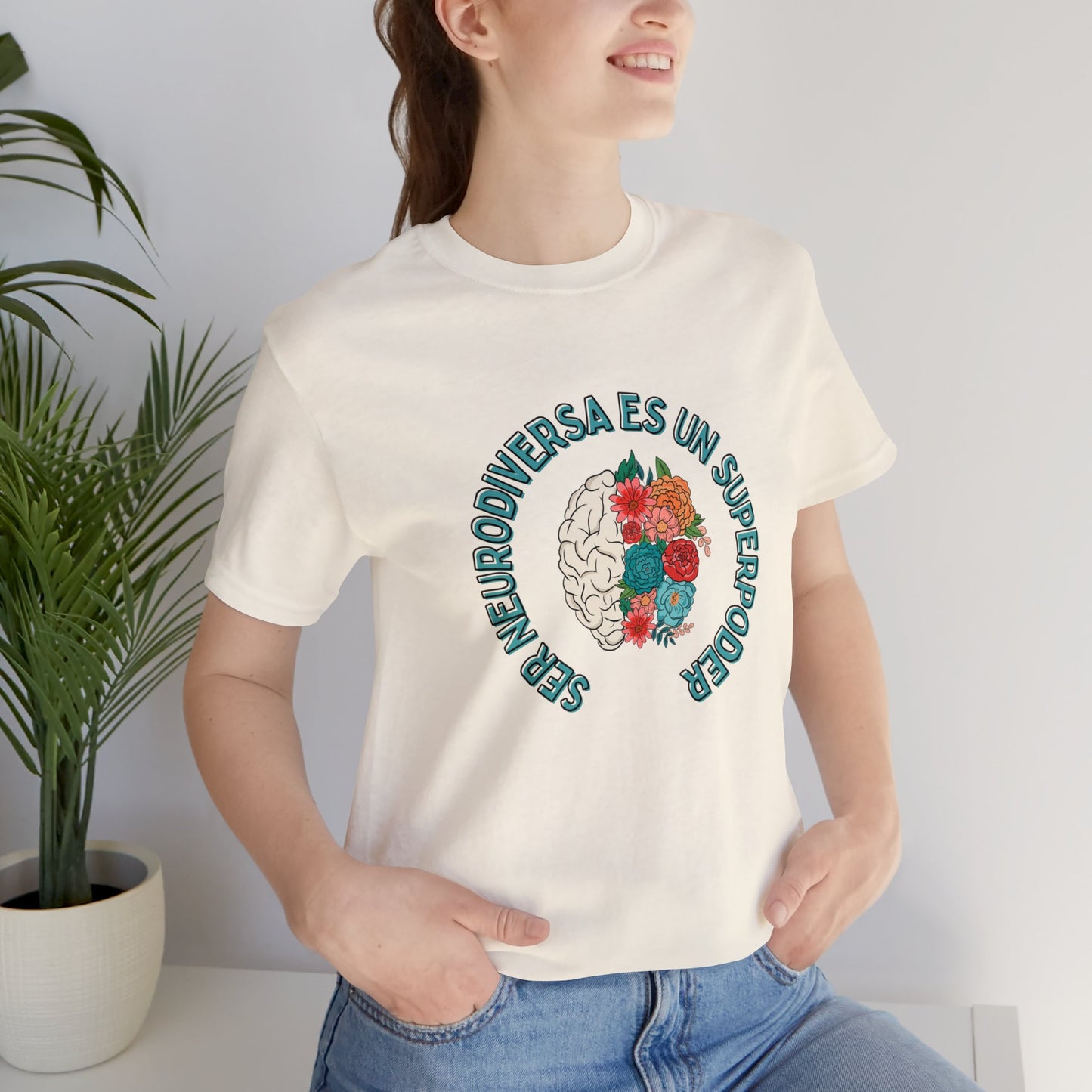 Ser neurodiversa es un superpoder women t shirt
