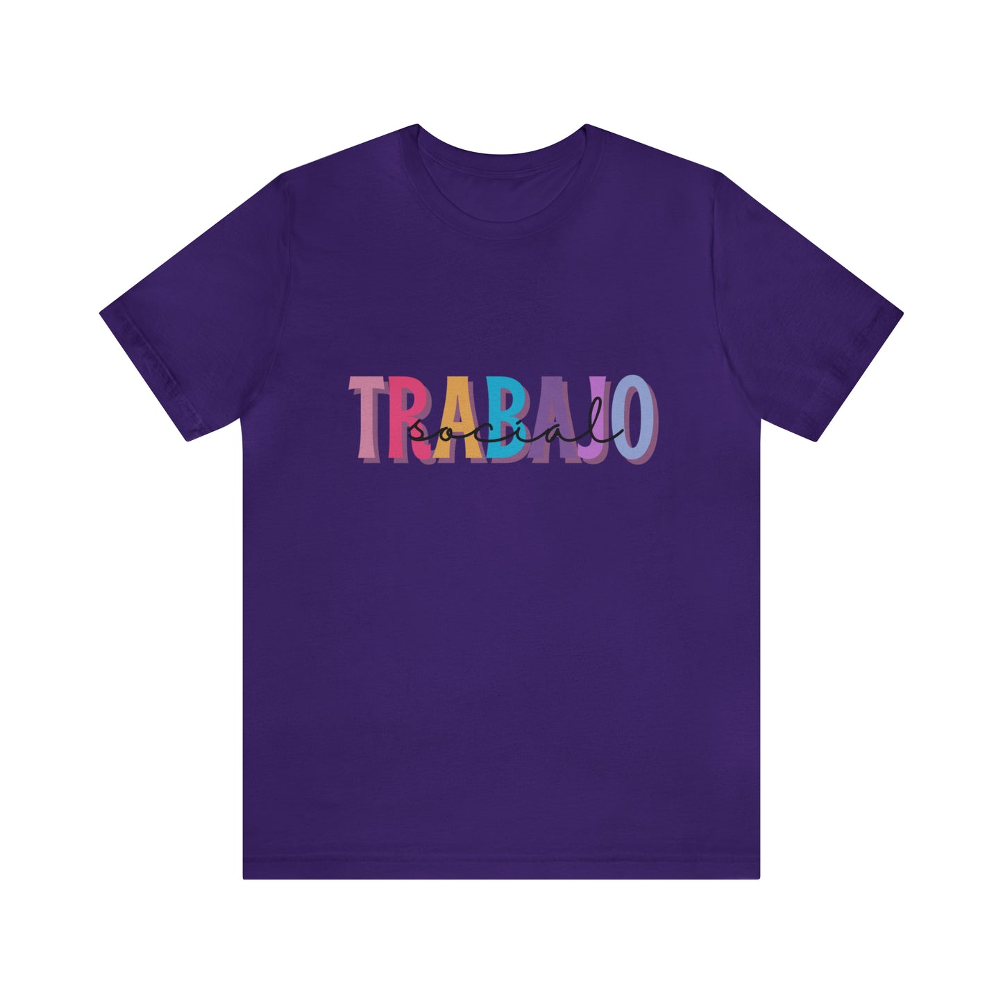 Trabajo social colorfull shirt
