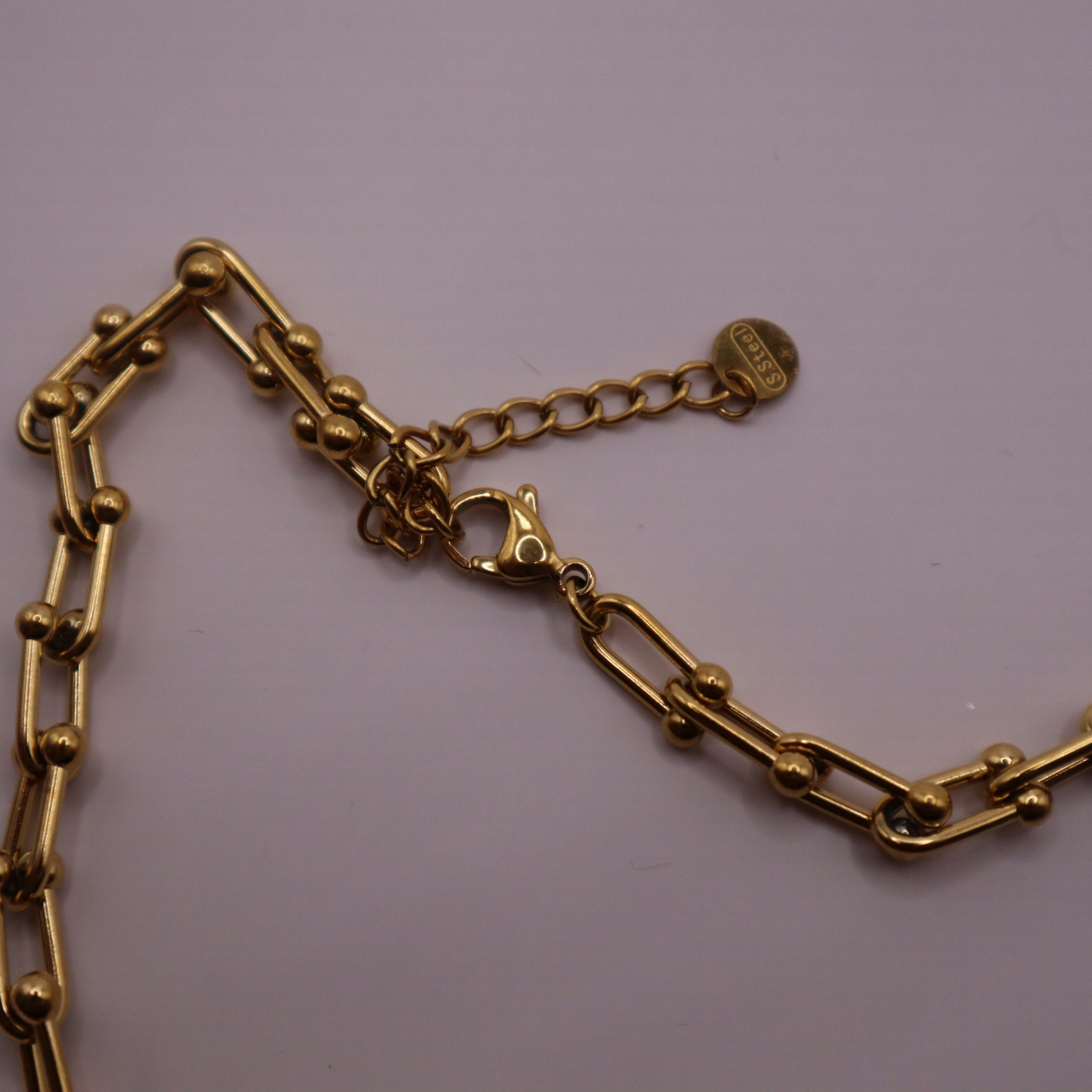 Set de eslabones | Cadena, pulsera y aretes