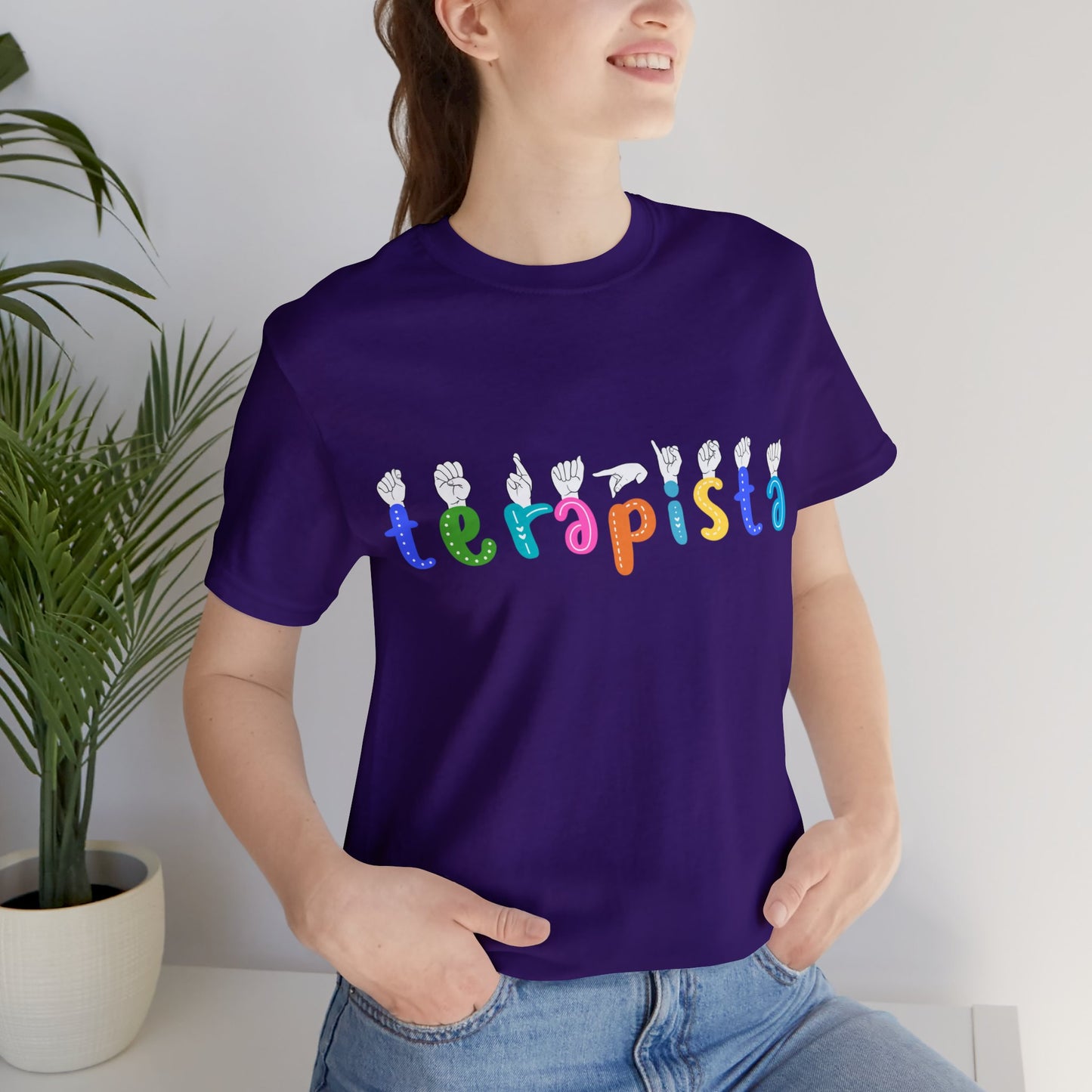 ASL Therapist | Unisex Jersey Short Sleeve Tee