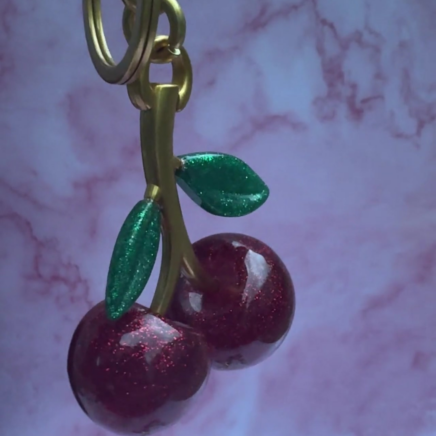 Colgante llavero para la mochila| Cherry bagcharm