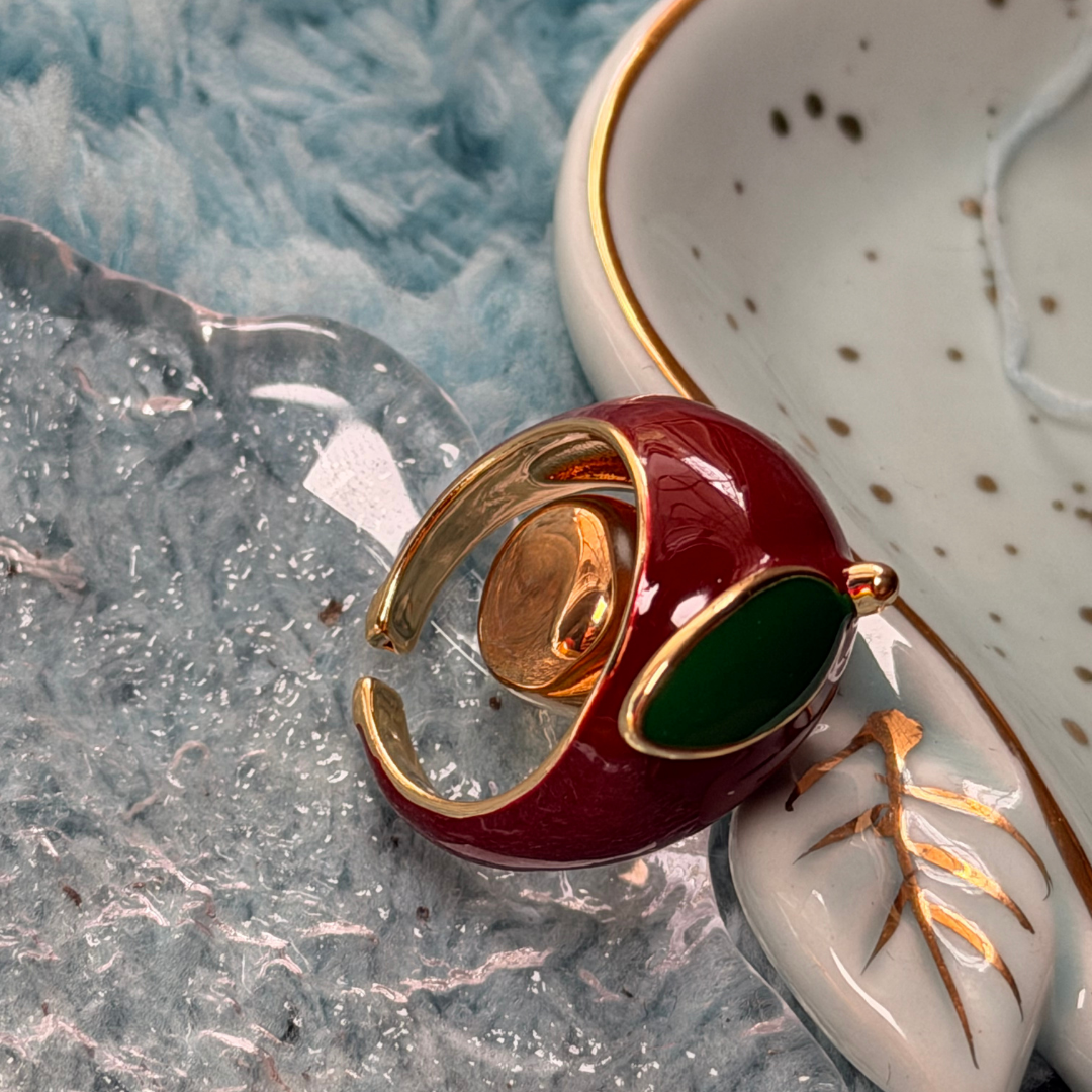 Sortija “Apple Chunky Ring” en Acero Inoxidable