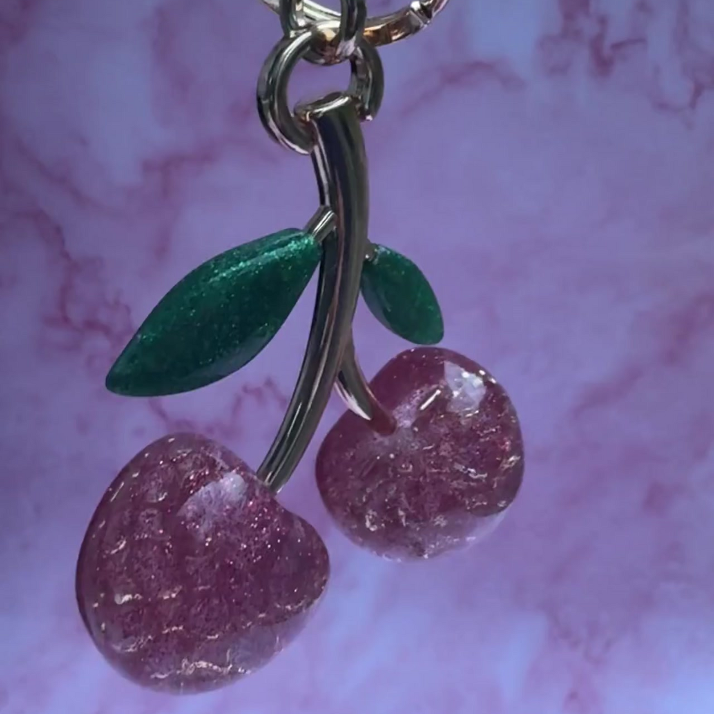 Colgante llavero para la mochila| Cherry bagcharm