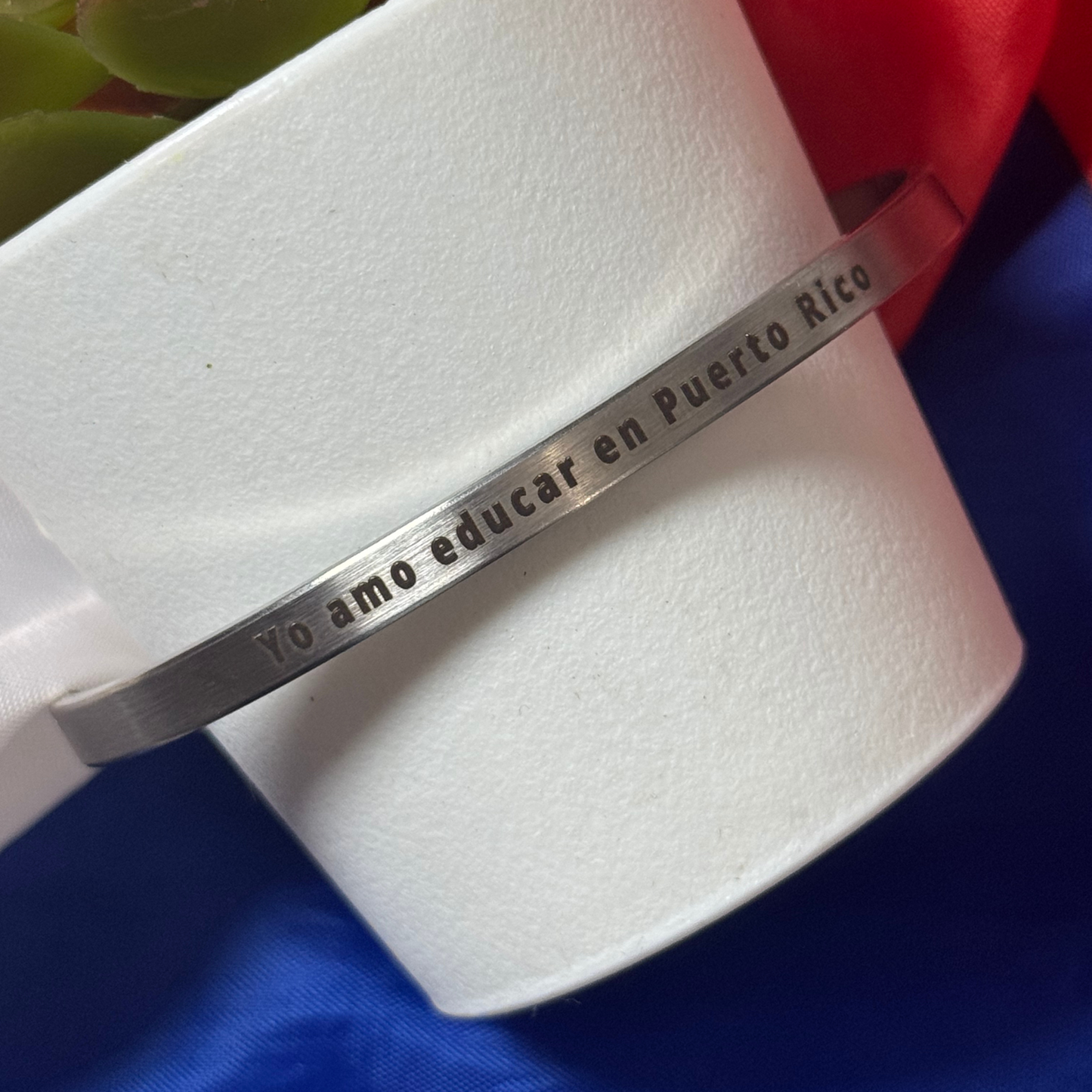 Amo educar en Puerto Rico| | Educator unisex bracelet