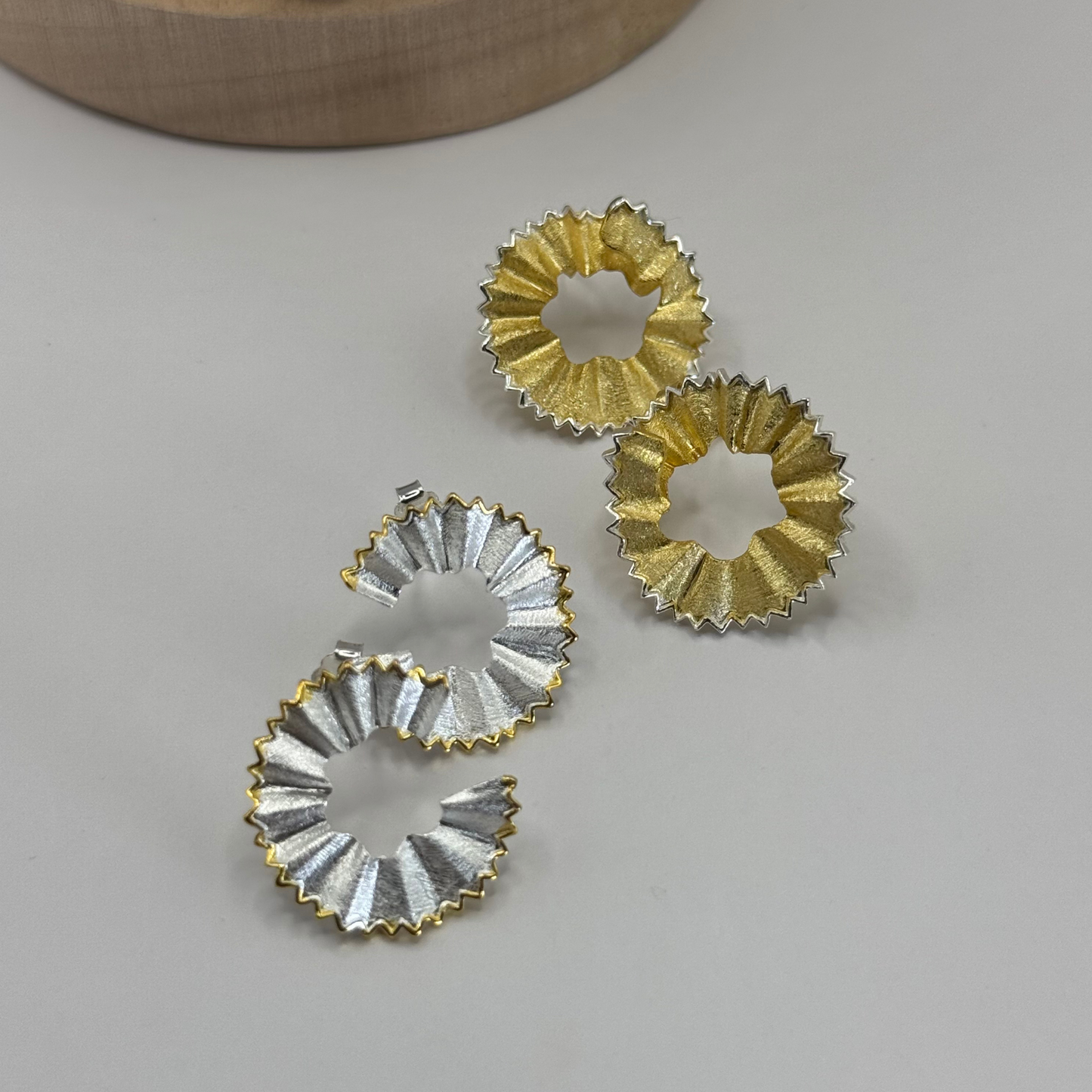 Aretes 925 cachispa de lápiz | Pencil 925 studs