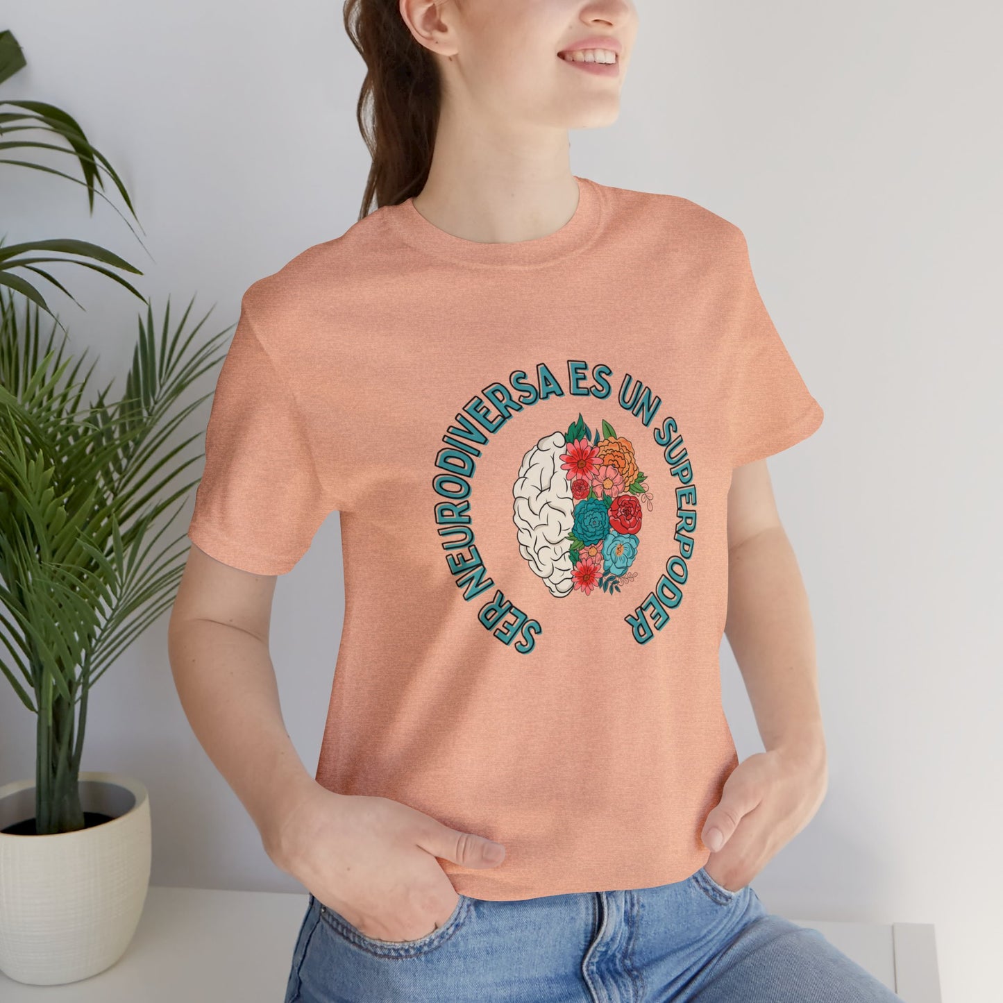 Ser neurodiversa es un superpoder women t shirt
