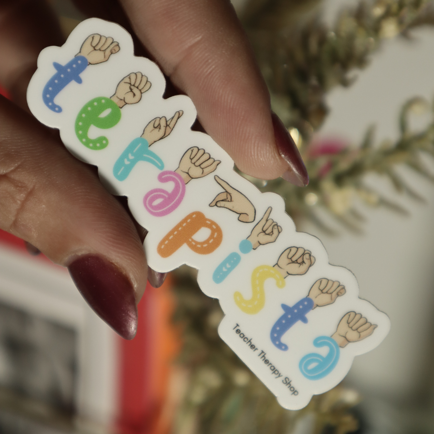 Terapista ASL | Waterproof sticker
