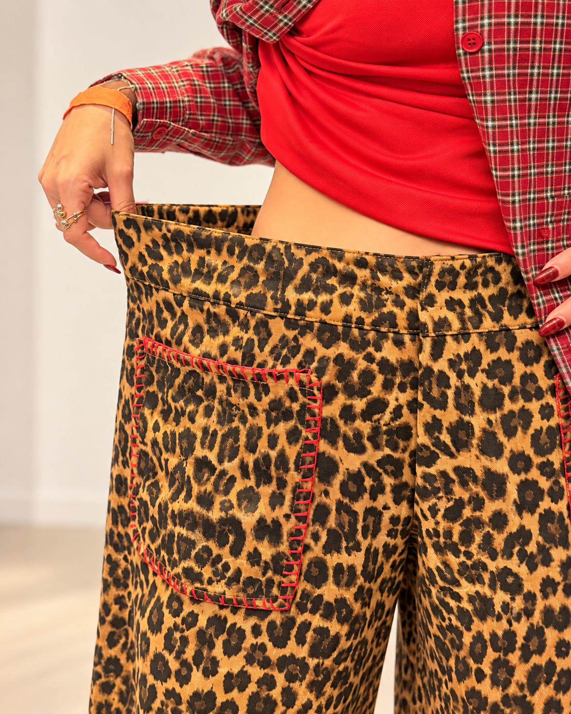 Pantalón Leopard Wide Leg - TTS Fashion