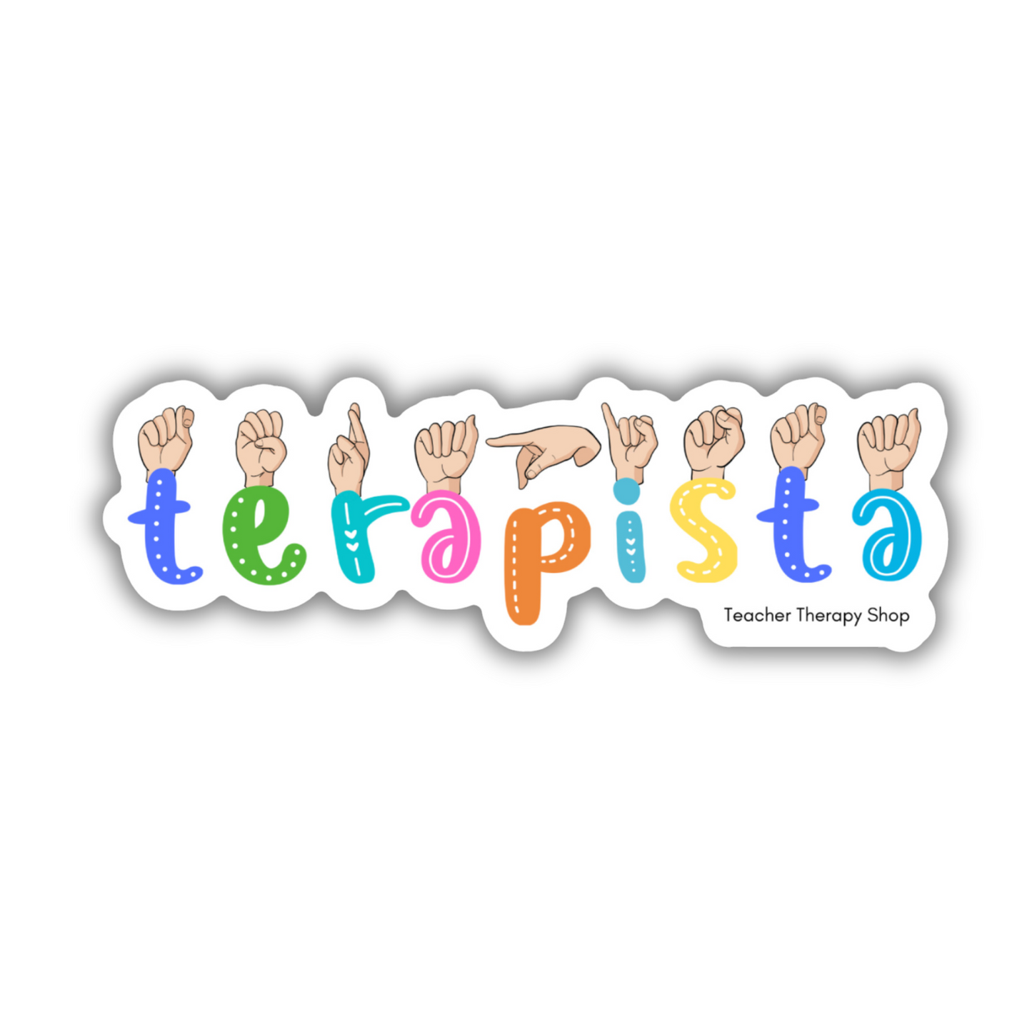 Terapista ASL | Waterproof sticker
