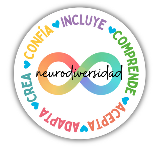 Acepto la neurodiversidad| waterproof sticker