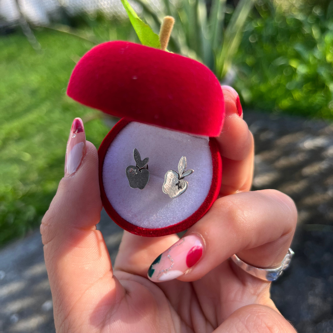 Aretes en plata | Yachachiq | Manzana