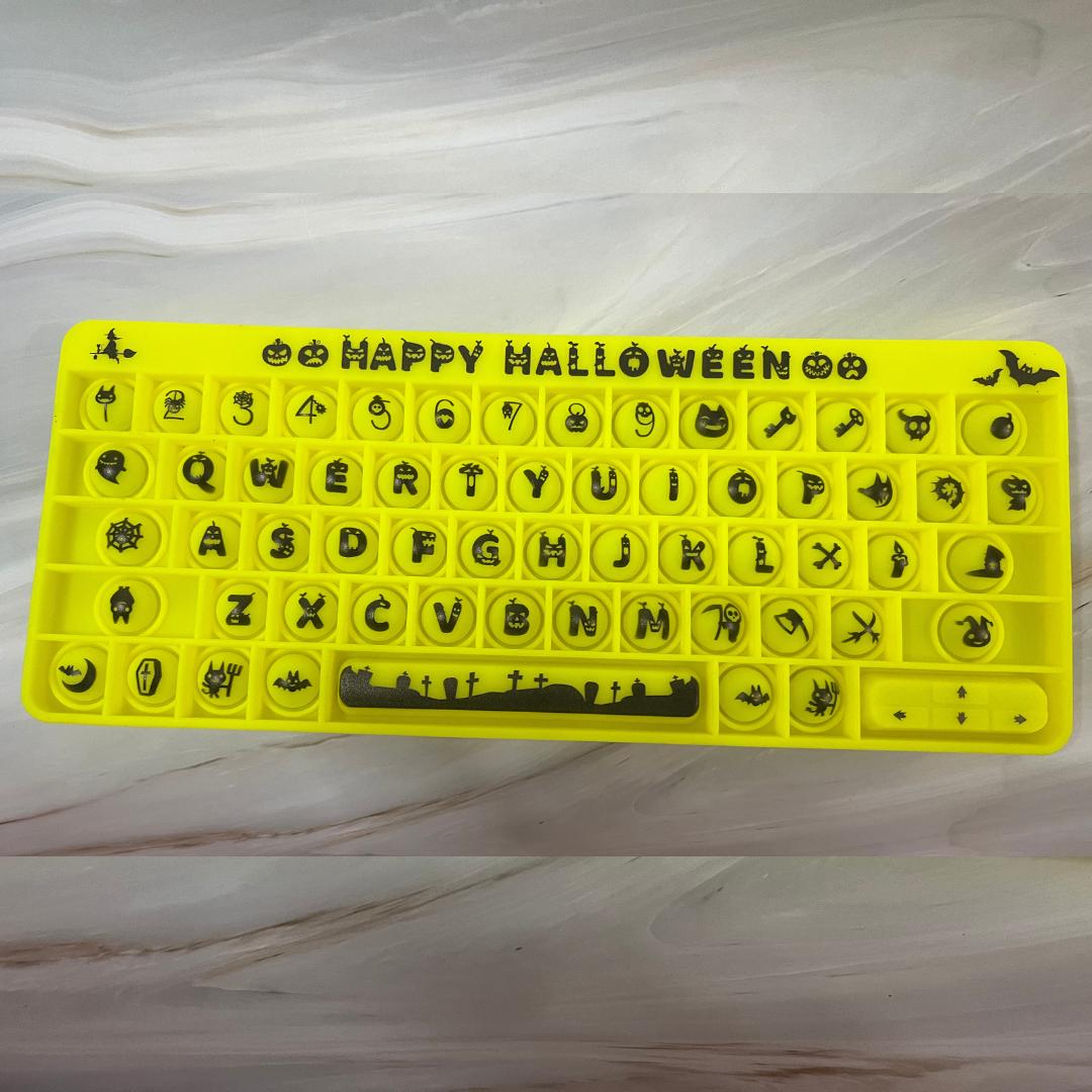 Teclado sensorial | Halloween | Fidget keyboard