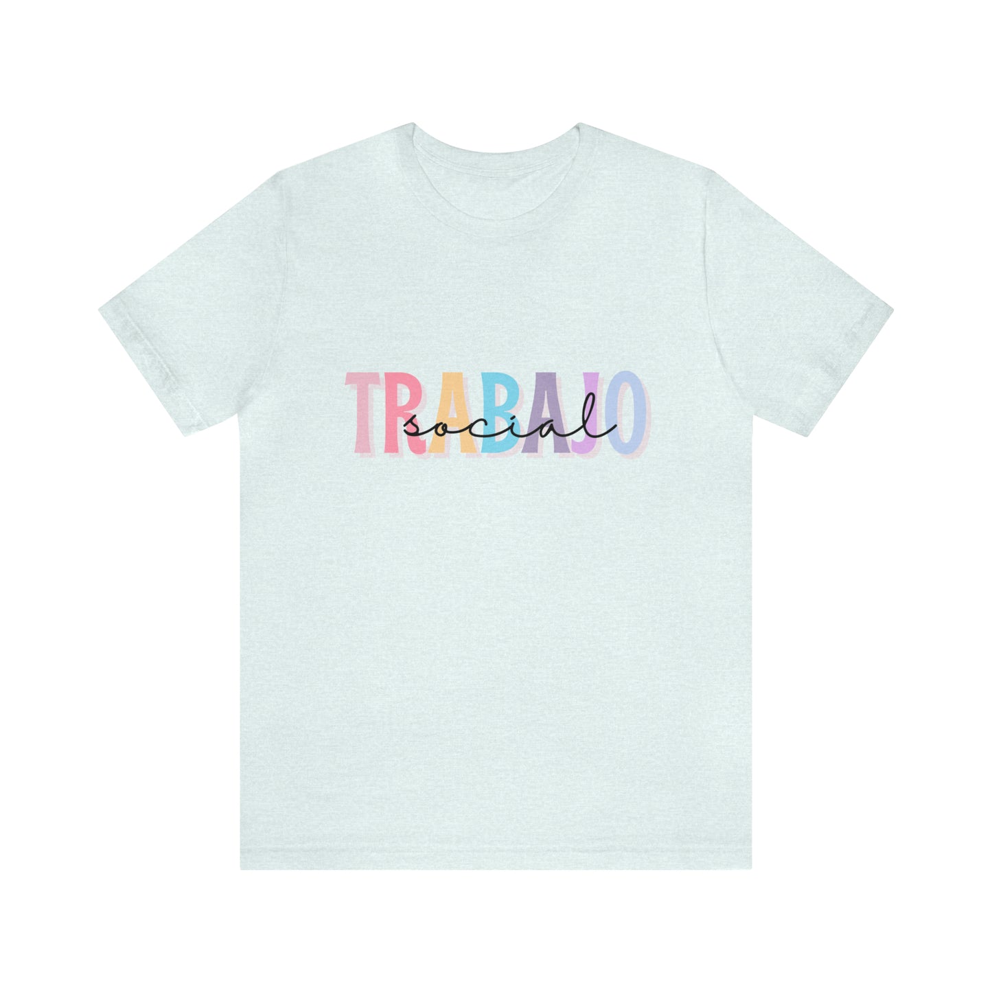 Trabajo social colorfull shirt