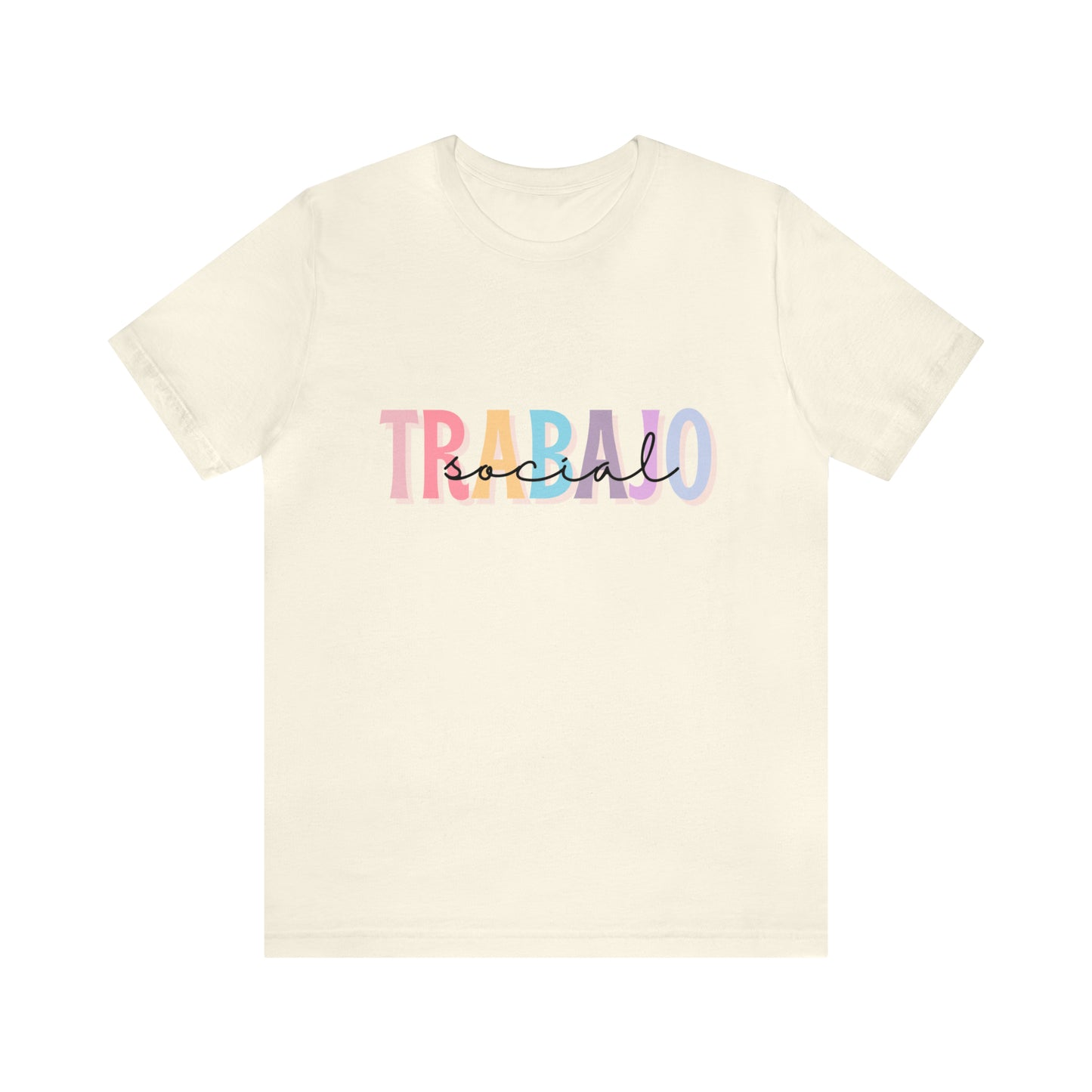 Trabajo social colorfull shirt