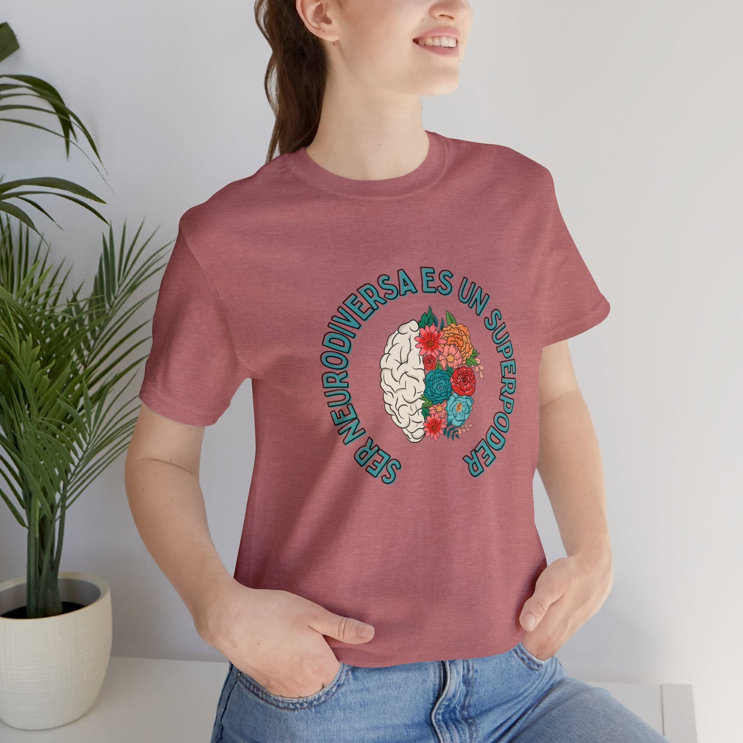 Ser neurodiversa es un superpoder women t shirt