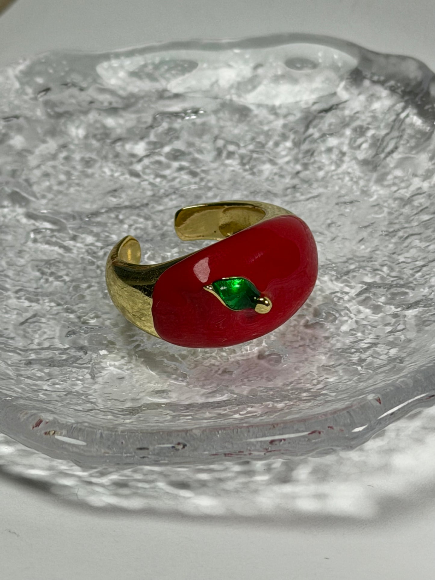 Sortija “Apple Chunky Ring” en Acero Inoxidable