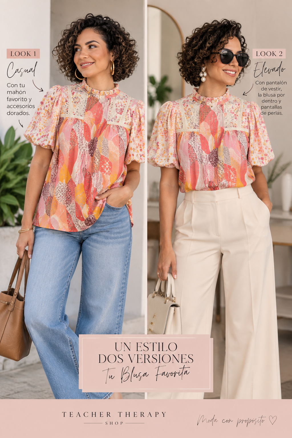 Blusa Autumn Mosaic | TTS FASHION