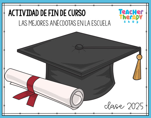 Gorro de graduación | Fin de curso | FREEBIE