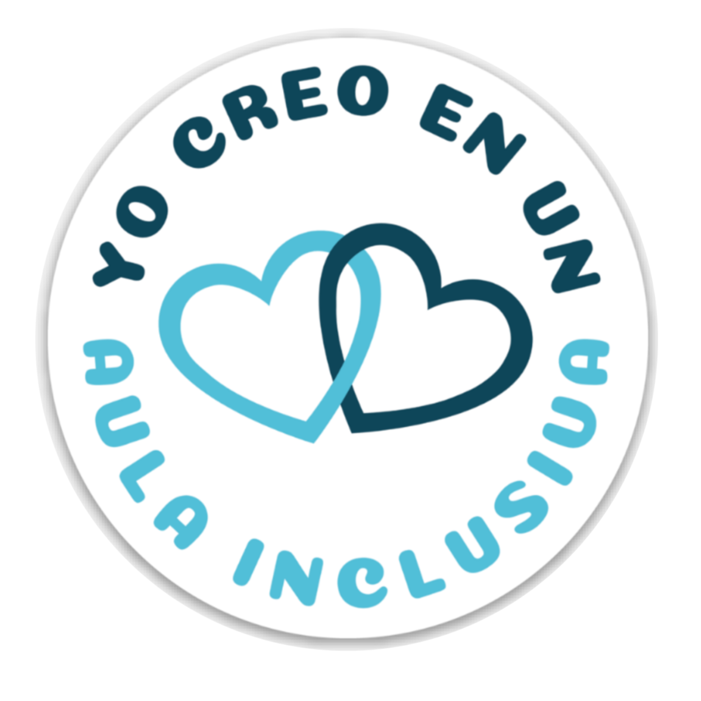 Yo creo en un aula inclusiva | Waterproff sticker