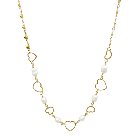 Golden hearts | Collar ajustable