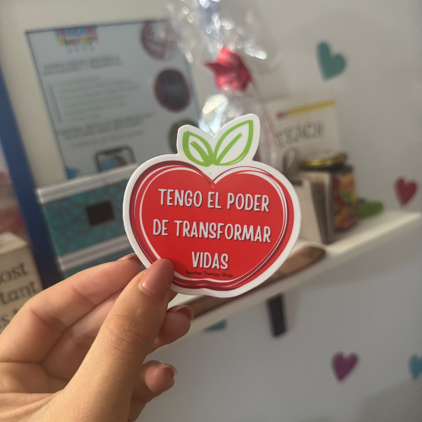 Tienes el poder de transformar vias| waterproff sticker