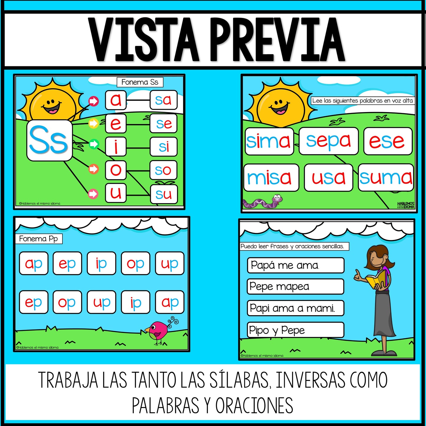 Reading and comprehension | Initial literacy MPSLT | Digital presentations