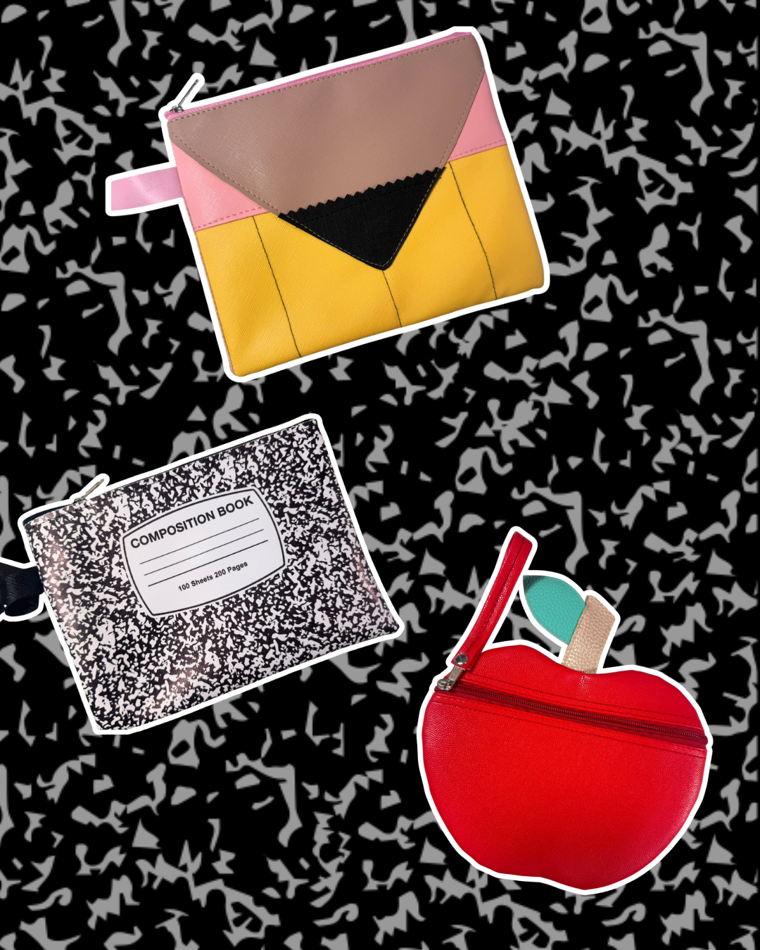 Clutch “Composition Book” – Cartera de Mano Tipo Libreta de Composición