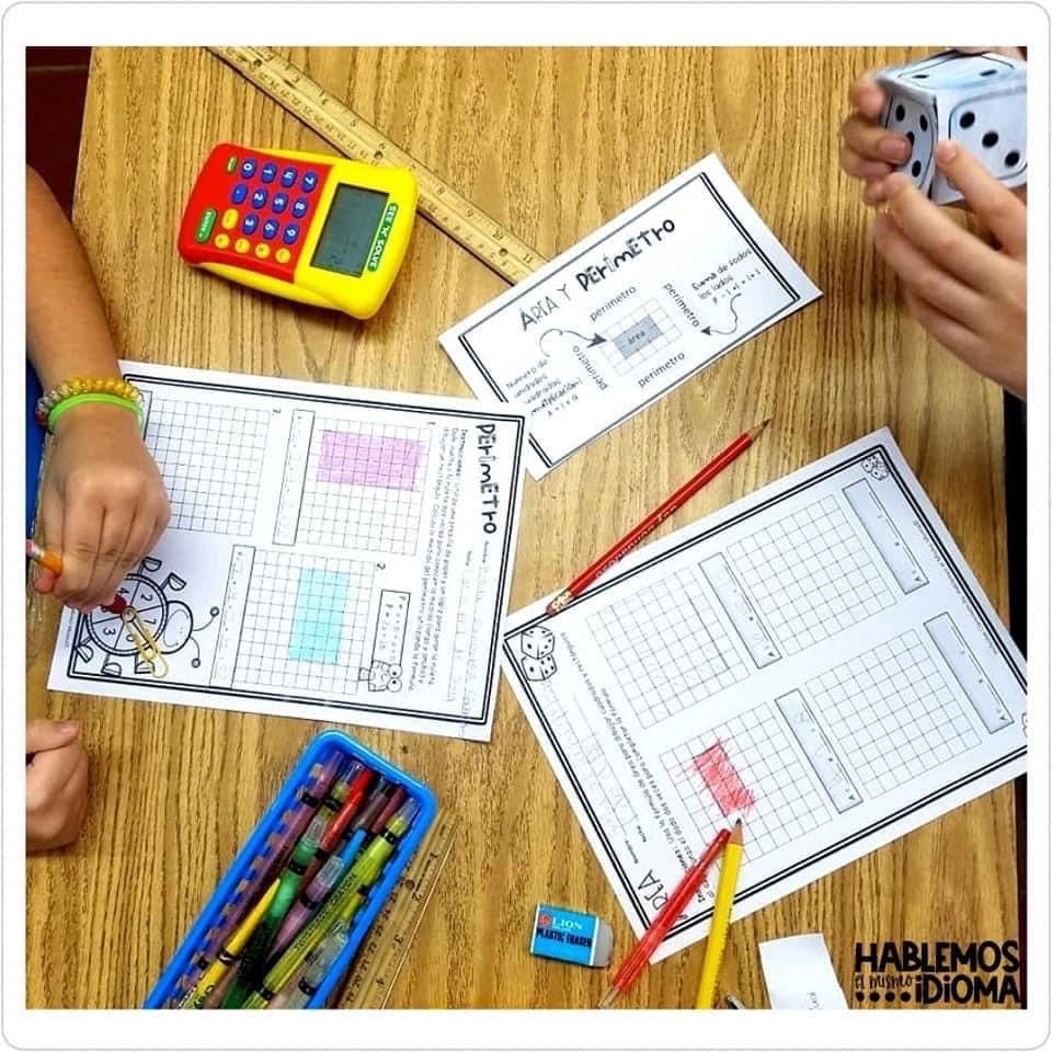 Área y perímetro | Paquete de actividades interactivas