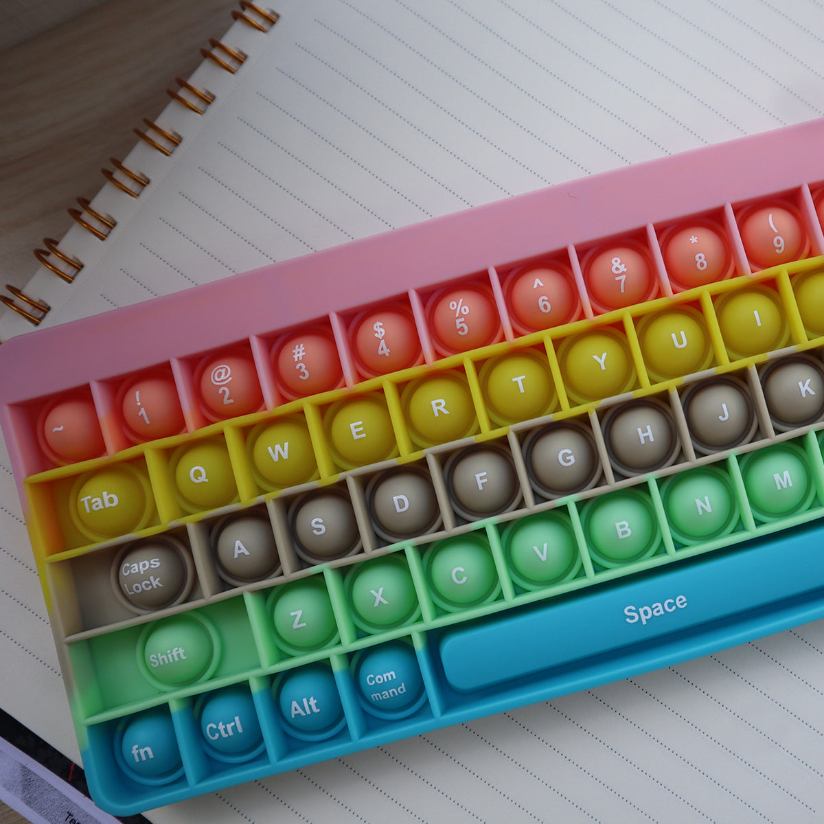 Teclado sensorial con apoyo visual| Lecto escritura | Fidget keyboard