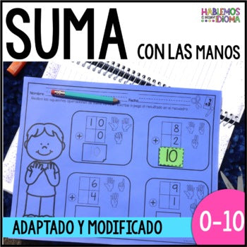 SUMA hasta el 10 | Estrategias de suma | Addition to ten in Spanish