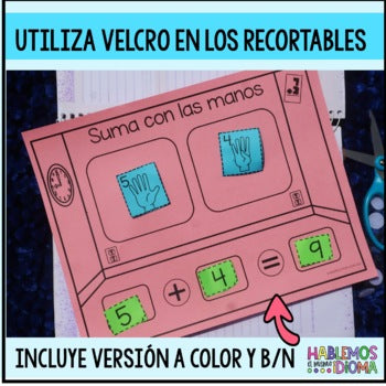 SUMA hasta el 10 | Estrategias de suma | Addition to ten in Spanish