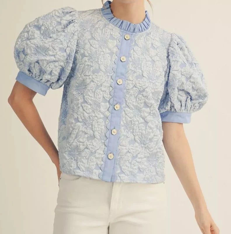 Blusa Floral Elegante – TTS FASHION (Pre-Orden)