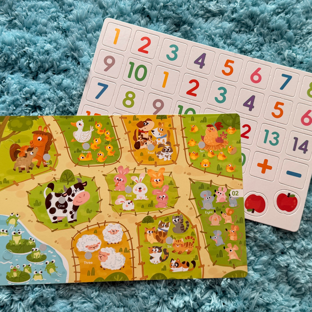 Libro de trabajo interactivo  con actividades para preescolar | Busy Book