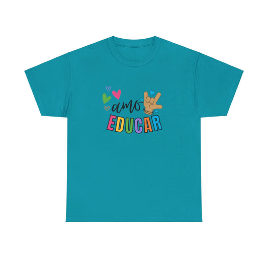 Amo educar unisex tshirt