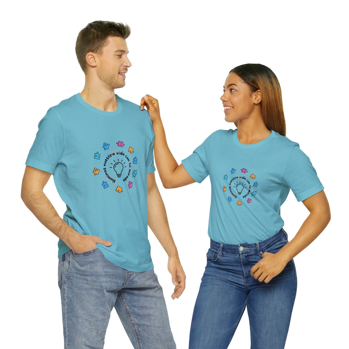 Puzzle bulb shirt | Autism awareness | Unisex Canva shirt