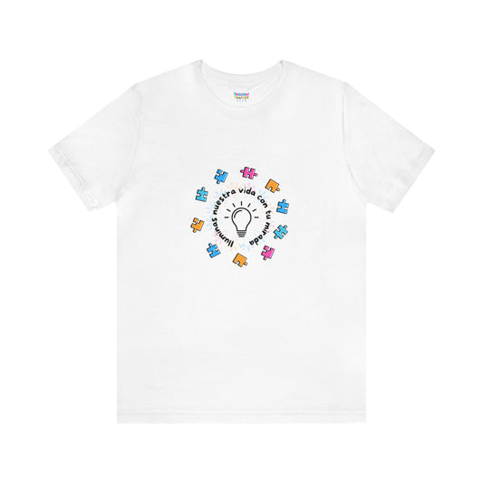 Puzzle bulb shirt | Autism awareness | Unisex Canva shirt