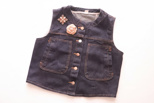 Chaleco denim con prendedores – TTS Fashion