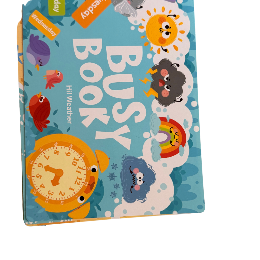 Libro de trabajo interactivo  con actividades para preescolar | Busy Book