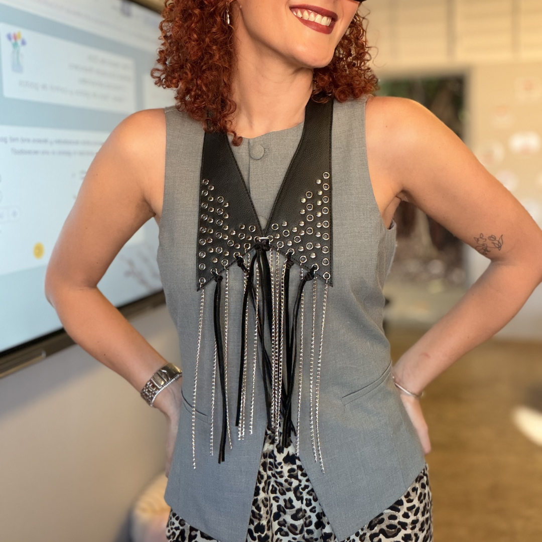 Collar Artesanal cuero | Statement piece
