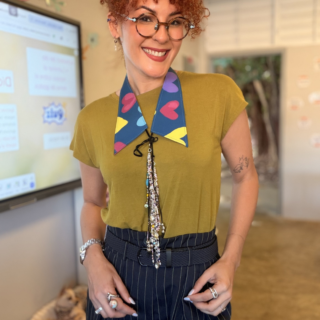 Collar Artesanal de Corazones | Statement piece