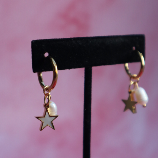 Stars and pearls | Colgantes de estrella