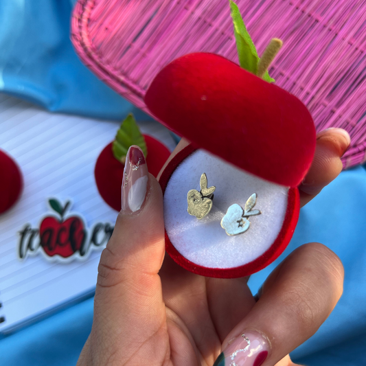 Silver earrings | Yachachiq | Apple