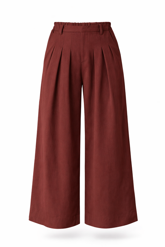 Pantalón “Wide leg” marrón – TTS FASHION
