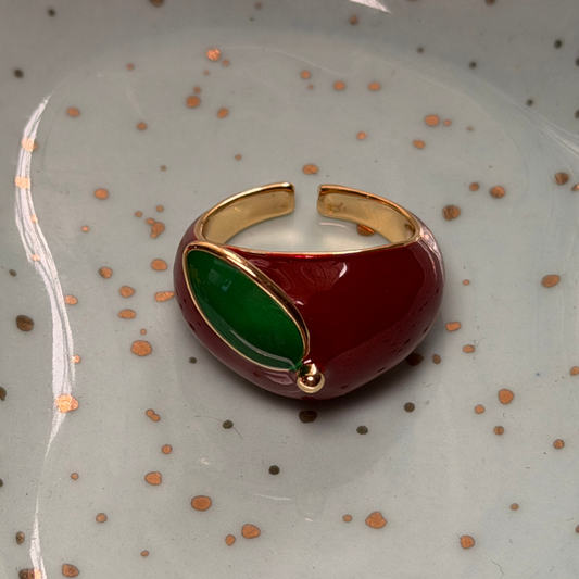 Sortija “Apple Chunky Ring” en Acero Inoxidable