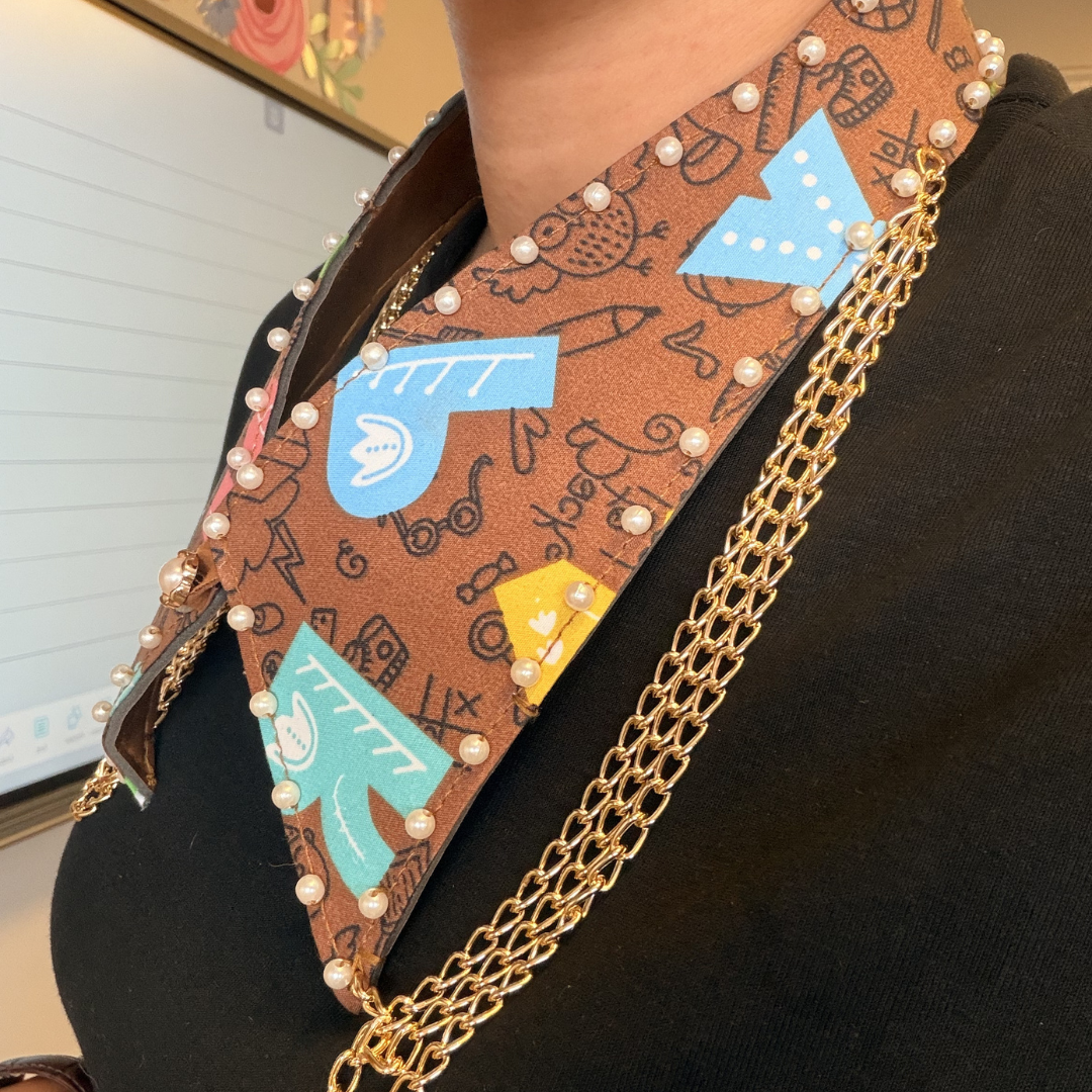 Collar Artesanal ABC | Statement piece