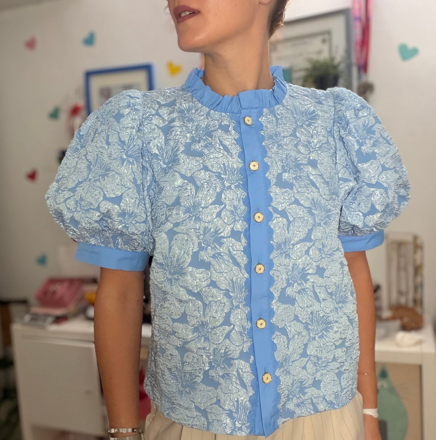 Blusa Floral Elegante – TTS FASHION (Pre-Orden)